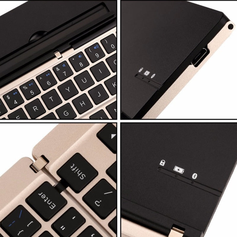 FlexiHack Foldable Bluetooth Keyboard by DarkByteGear