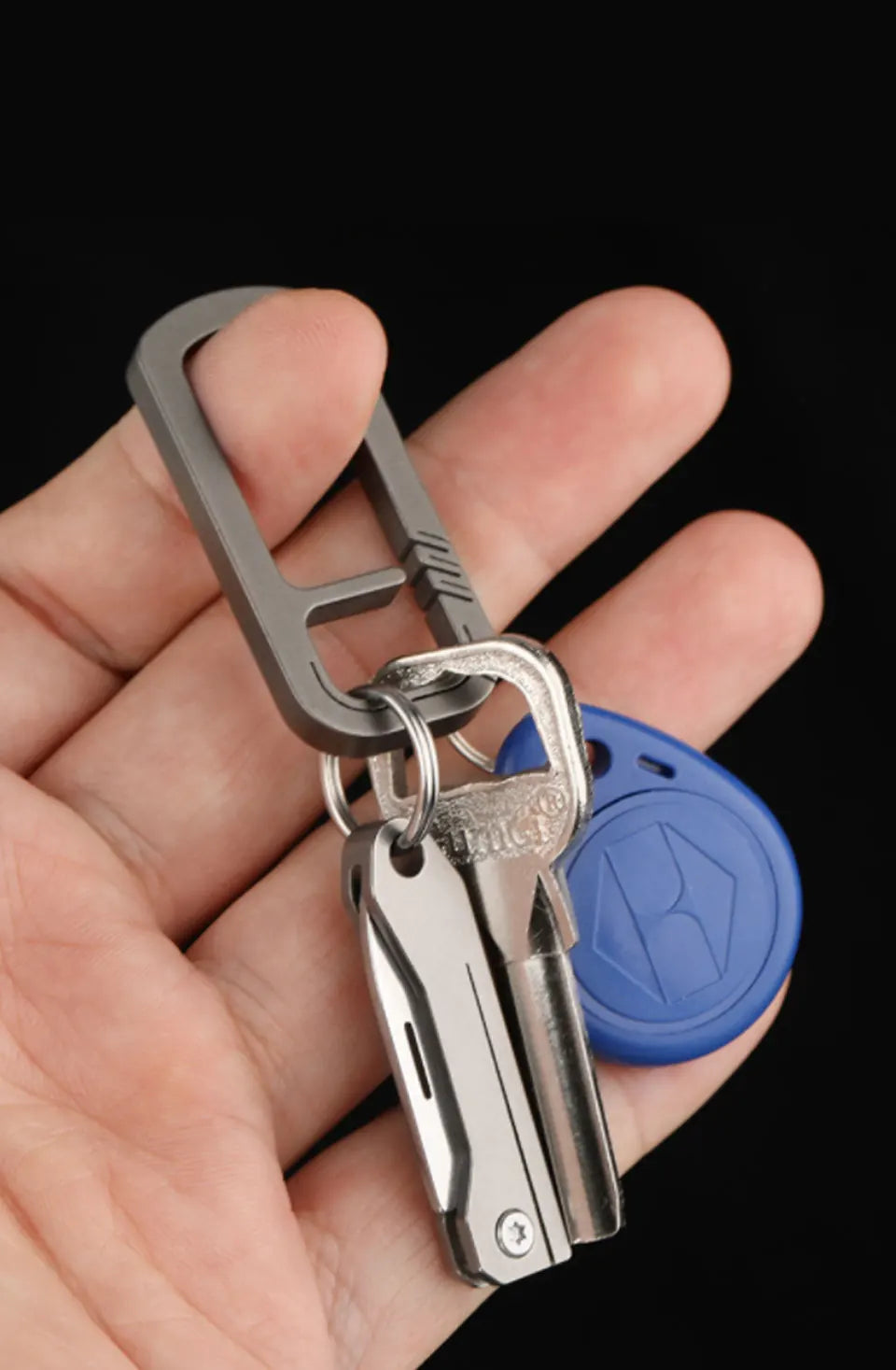 Titanium Alloy Mini EDC Knife Camping Equipment Unboxing Mini Knife Keychain Hanging Outdoor Multi Tools Knife by DarkByteGear