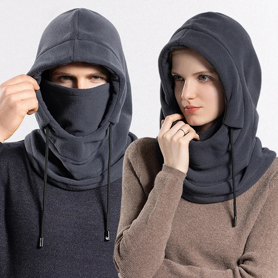 Fashion Winter Warm Cap for Men Women Fleece Balaclava Hat Head Cover Neck Hat Motorcycle Bike Windproof Sports Scarf Caps by DarkByteGear