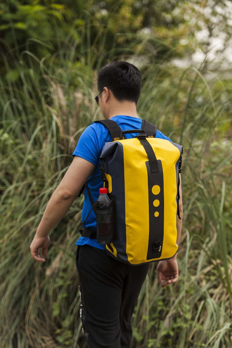 WaterGlide 20L: Portable Waterproof Climbing Backpack by DarkByteGear