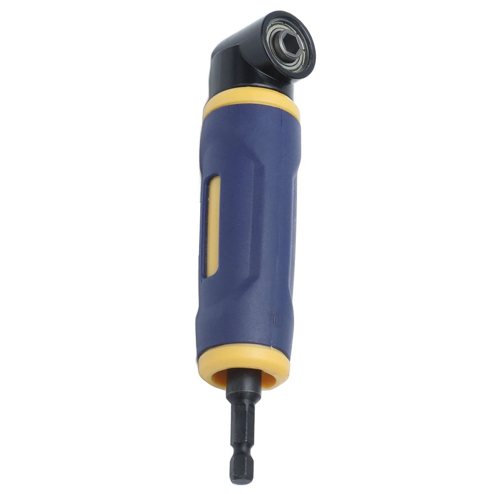 Right Angle Drill Adaptor 90 Degree Yellow Blue Drills Attachment Extension Driver Yellow Blue Extension Driver by DarkByteGear