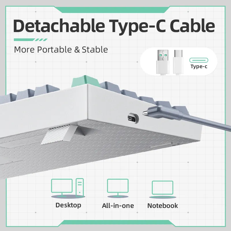 Machenike K500 Mechanical Keyboard by DarkByteGear
