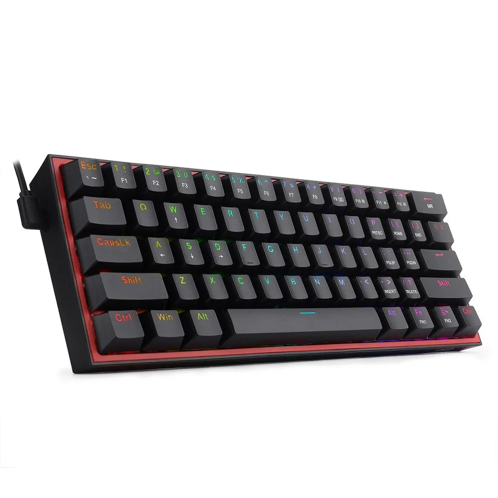 REDRAGON Fizz K617 RGB USB Mini Mechanical Keyboard by DarkByteGear