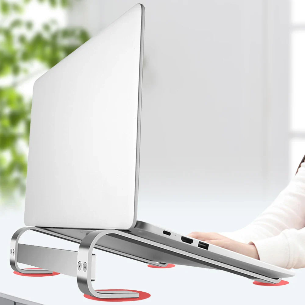 Desk Laptop Stand Ergonomic Aluminum Computer Stand Detachable Laptop Riser Notebook Cooling Holder Stand for 10-18inch Laptop by DarkByteGear