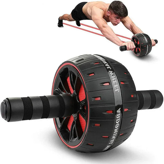 Big Ab Roller for Abs Workout Ab Roller Wheel Exercise Equipment For Core Workout Abdominal Wheel Roller For Home Gym Muscle by DarkByteGear