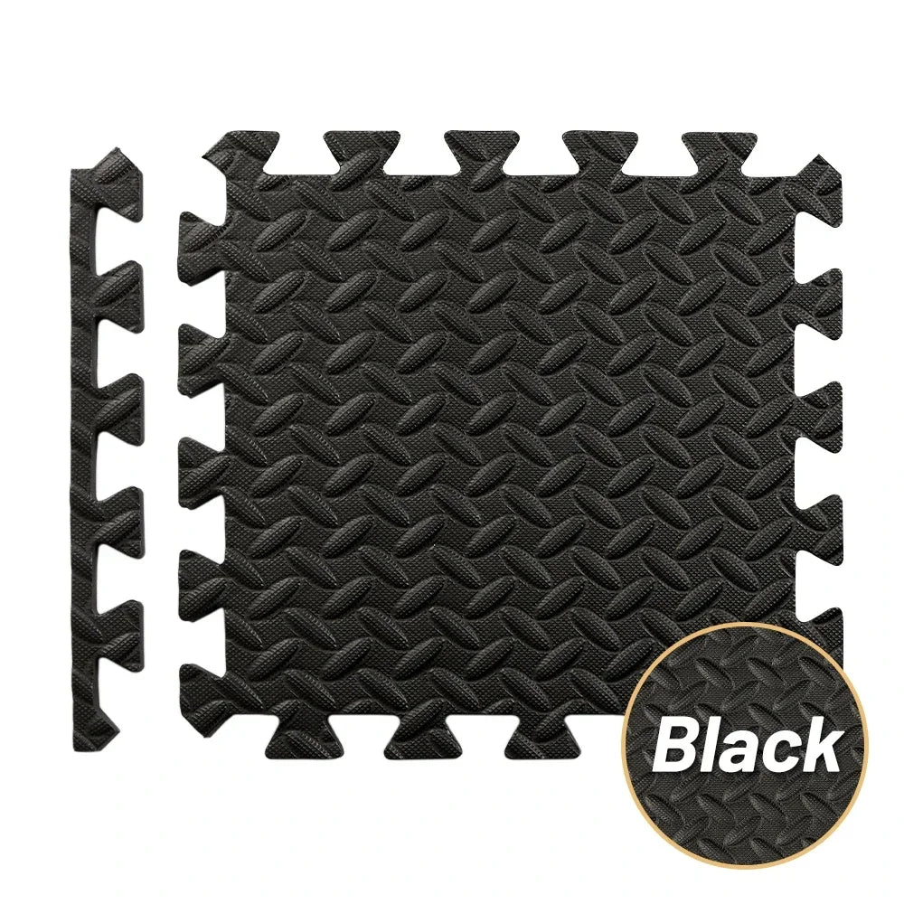 4~20Pcs Puzzle Fitness Mat, Eva Interlocking Foam Floor Tiles for Home Gym, Home Gym Equipment Mat, Non-Slip Floor Mat for Kids by DarkByteGear