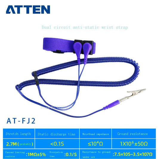 ATTEN Original Factory Anti-Static Wristband With Rope by DarkByteGear