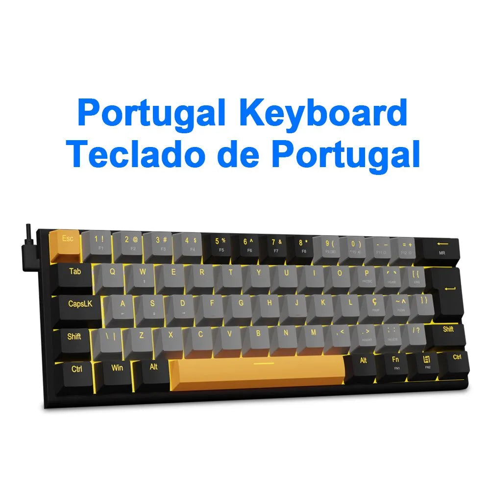 E-YOOSO Z11 USB Mechanical Gaming Wired Keyboard by DarkByteGear