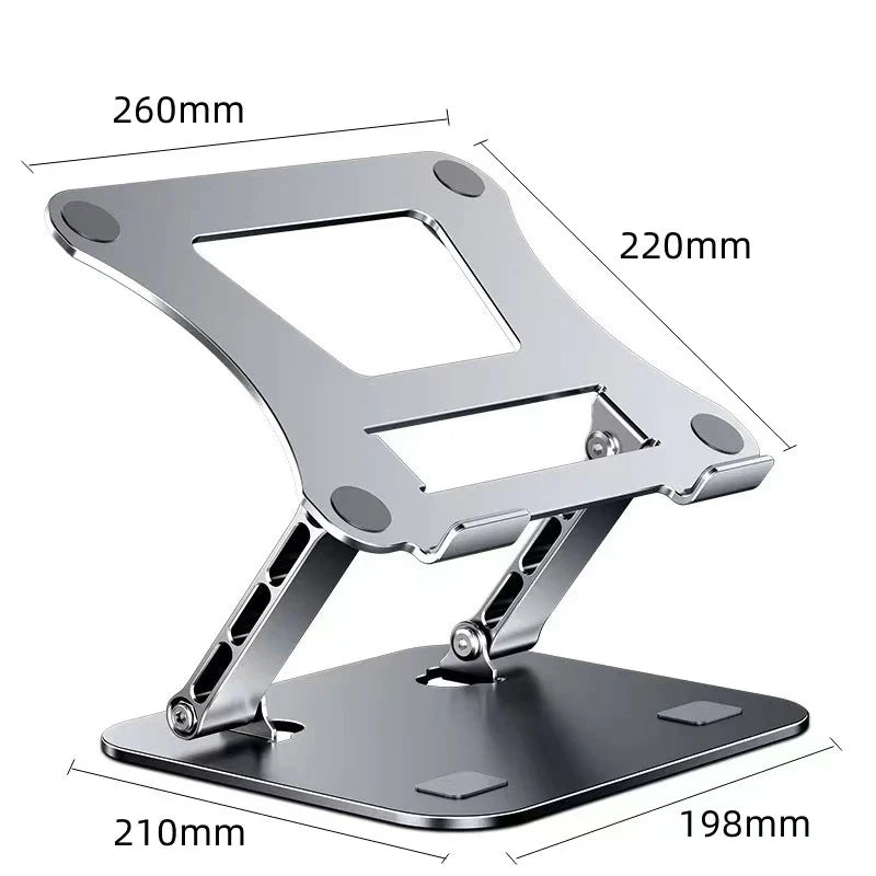 Laptop Stand Aluminium Alloy Foldable Tablet Stand Macbook Laptop Portable Fold Holder Bracket Support by DarkByteGear