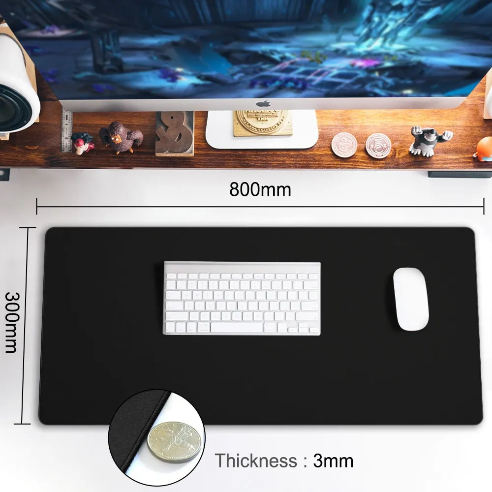 Mouse Pad Large 800x300x3mm With Durable Stitched Edge by DarkByteGear