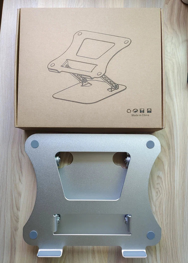 Laptop Stand Aluminium Alloy Foldable Tablet Stand Macbook Laptop Portable Fold Holder Bracket Support by DarkByteGear