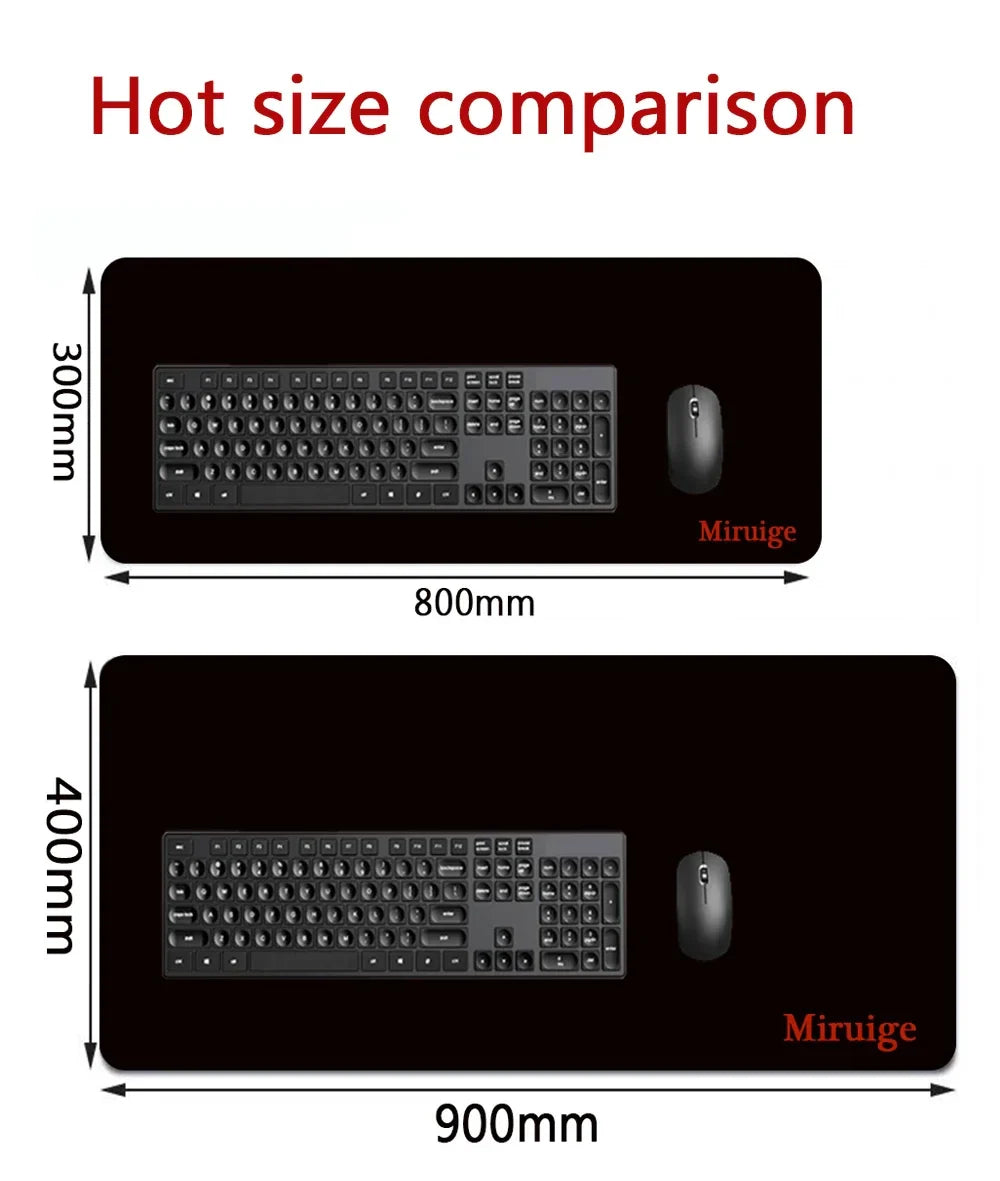 Office Shortcuts XXL Mouse Pad Large Extended Excel Powerpoint Word Software Mousepad Programmer Non-Slip Rubber Gaming Desk Mat by DarkByteGear