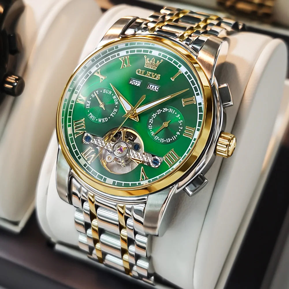 OLEVS Automatic Mechanical Men Watches by DarkByteGear