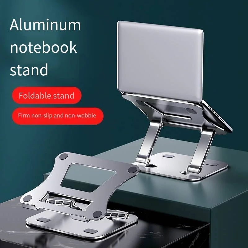 Laptop Stand Aluminium Alloy Foldable Tablet Stand Macbook Laptop Portable Fold Holder Bracket Support by DarkByteGear