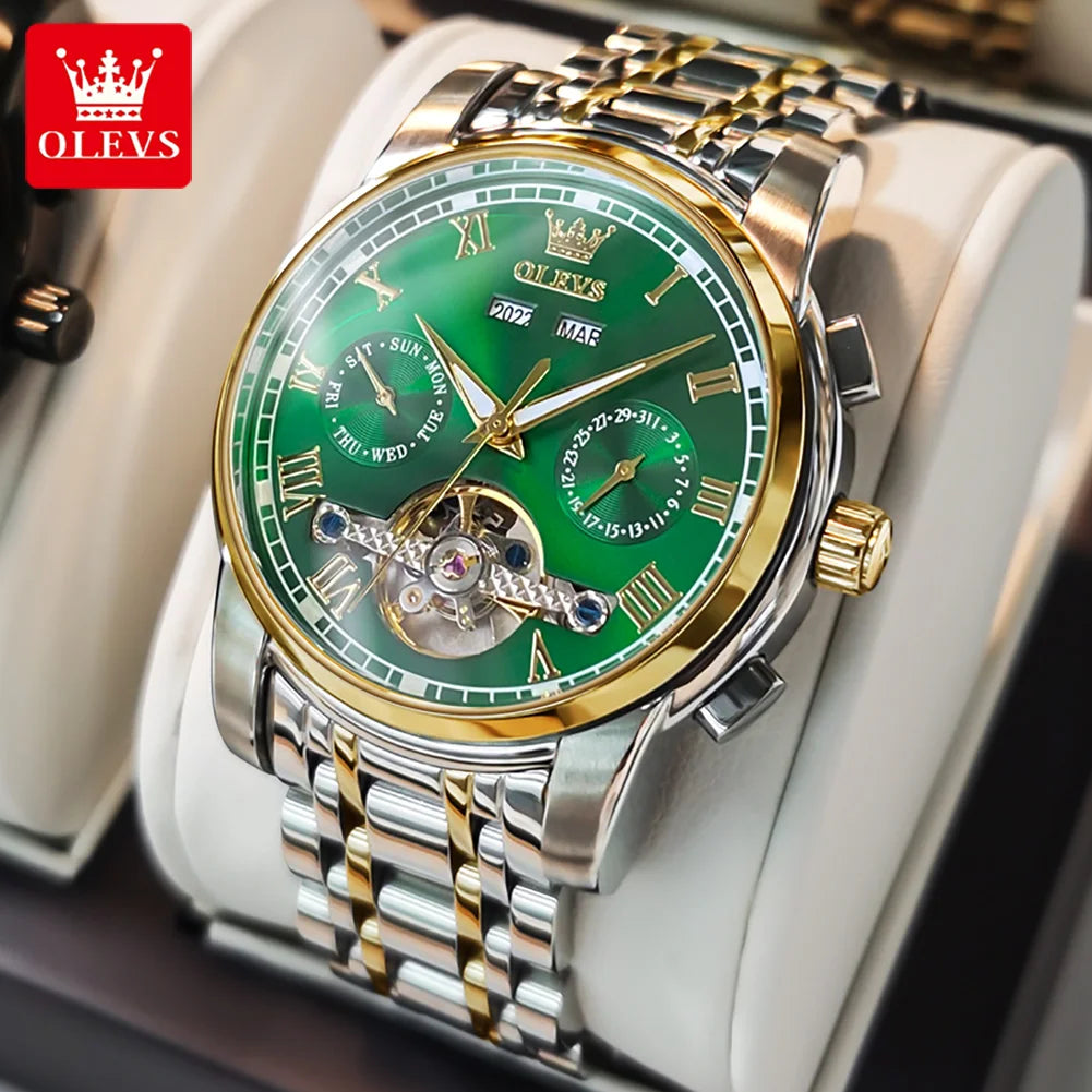 OLEVS Automatic Mechanical Men Watches by DarkByteGear
