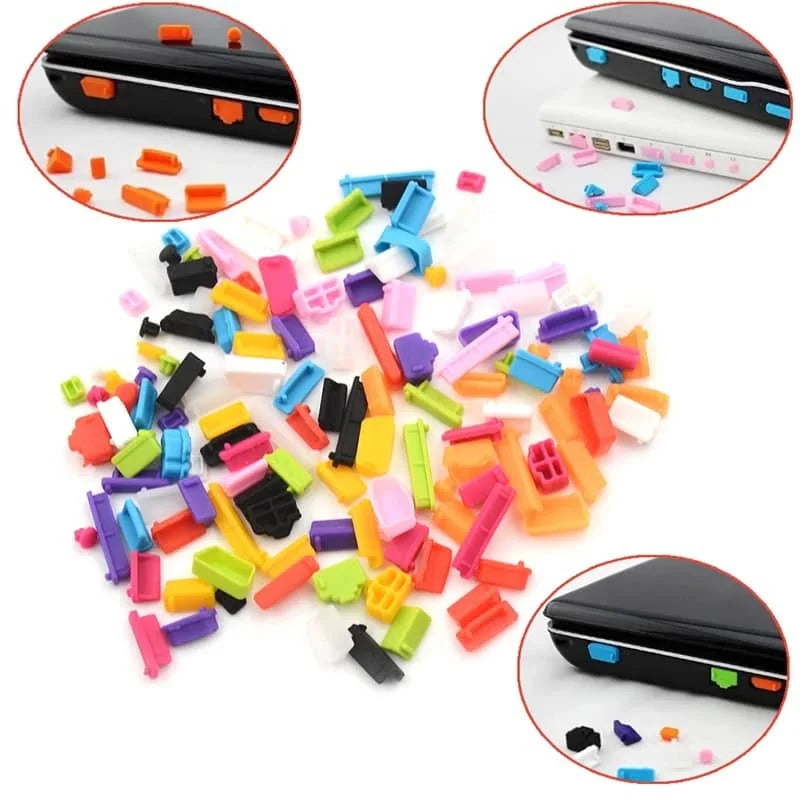 Anti-dust Plug Notebook Universal Anti Dust Plug 16Pcs Laptop Cover Protective Stopper Dust Plug Usb Computer Dustproof Plug by DarkByteGear