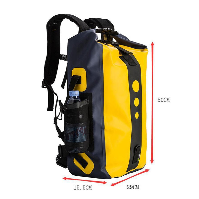 WaterGlide 20L: Portable Waterproof Climbing Backpack by DarkByteGear