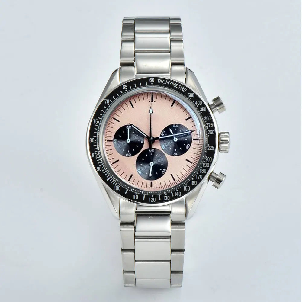 Corgeut 40MM Mens Chronograph Quartz Watch by DarkByteGear