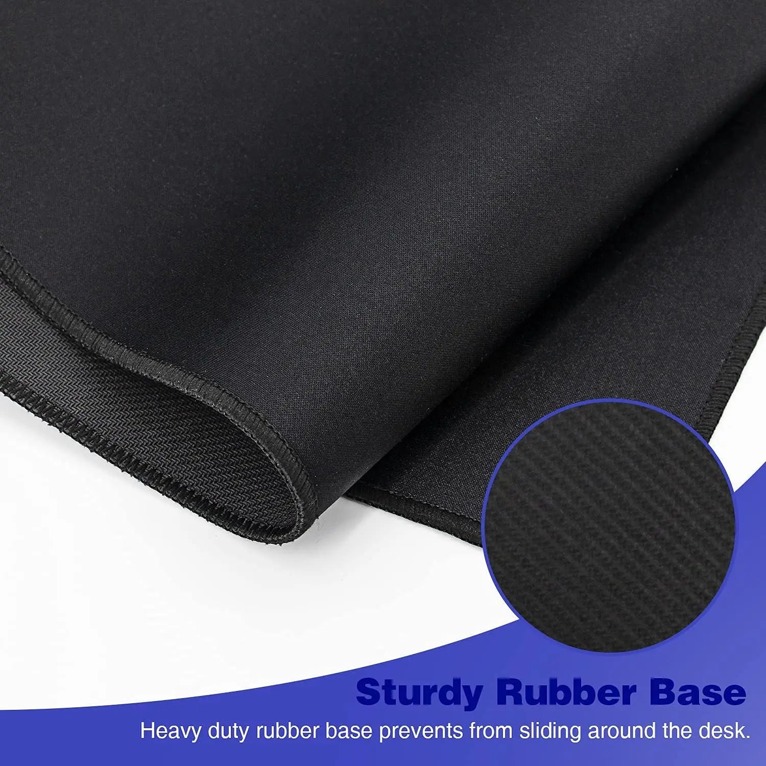 XXL Black Mouse Pad Gaming by DarkByteGear
