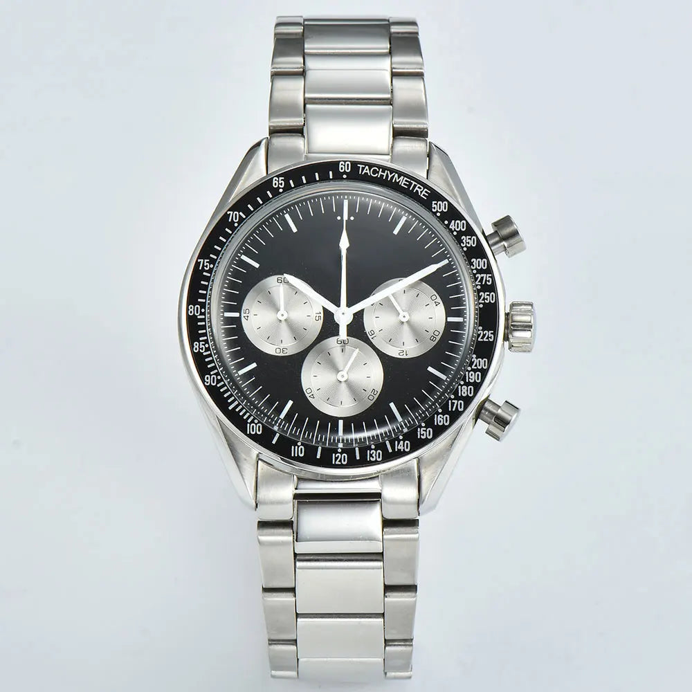 Corgeut 40MM Mens Chronograph Quartz Watch by DarkByteGear