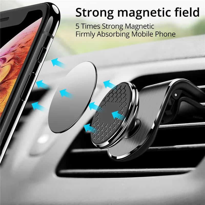 Magnetic Car Phone Holder Stand Air Vent Magnet Car Mount GPS Smartphone Mobile Support In Car Bracket for iPhone Samsung Xiaomi by DarkByteGear