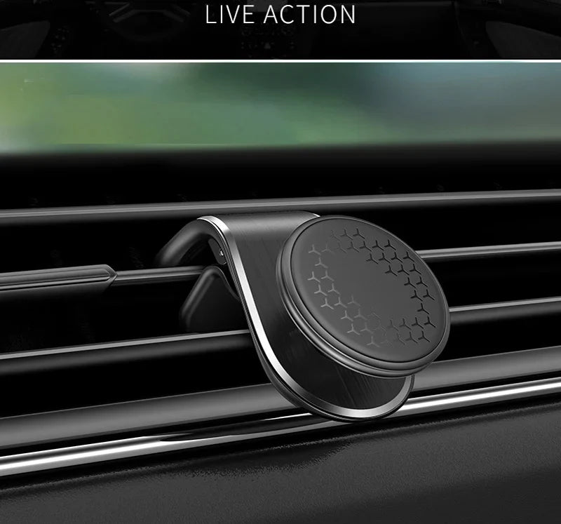 Magnetic Car Phone Holder Stand Air Vent Magnet Car Mount GPS Smartphone Mobile Support In Car Bracket for iPhone Samsung Xiaomi by DarkByteGear