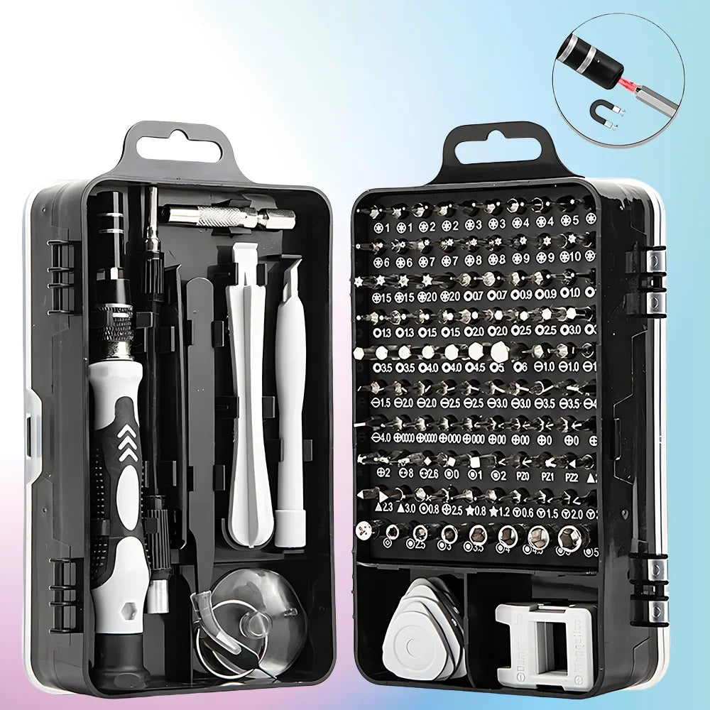 Electronics Screwdriver Set 115 in 1 Precision Screwdriver Tools Nut Driver Professional Magnetic Repair Tools Laptop Repair by DarkByteGear