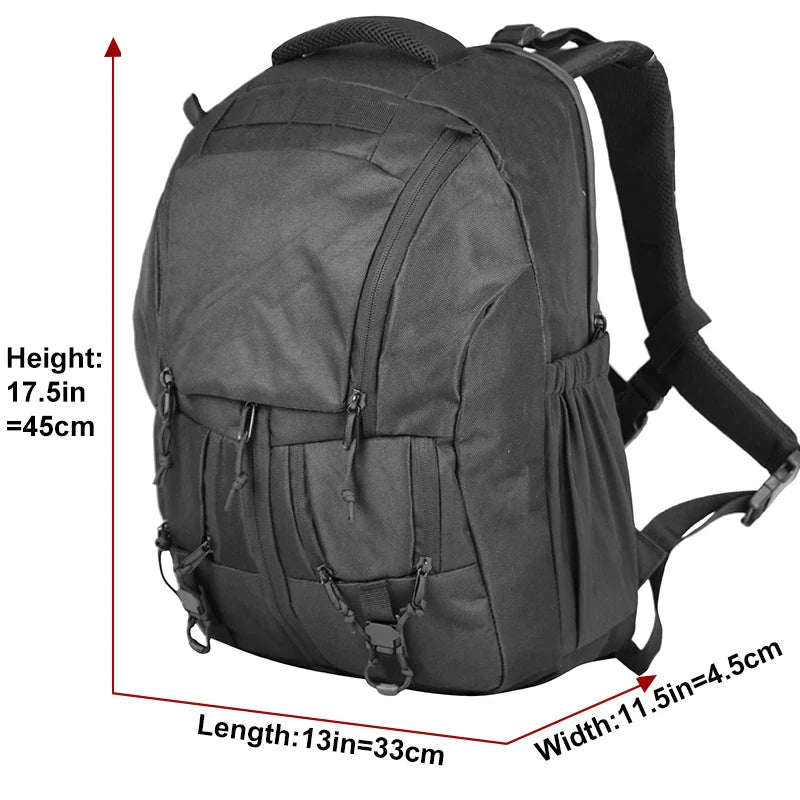 LQARMY 35L Army Men Backpacks Outdoor Rucksack Molle Bags Military Tactical Backpack for Travel Hiking Camping Hunting by DarkByteGear