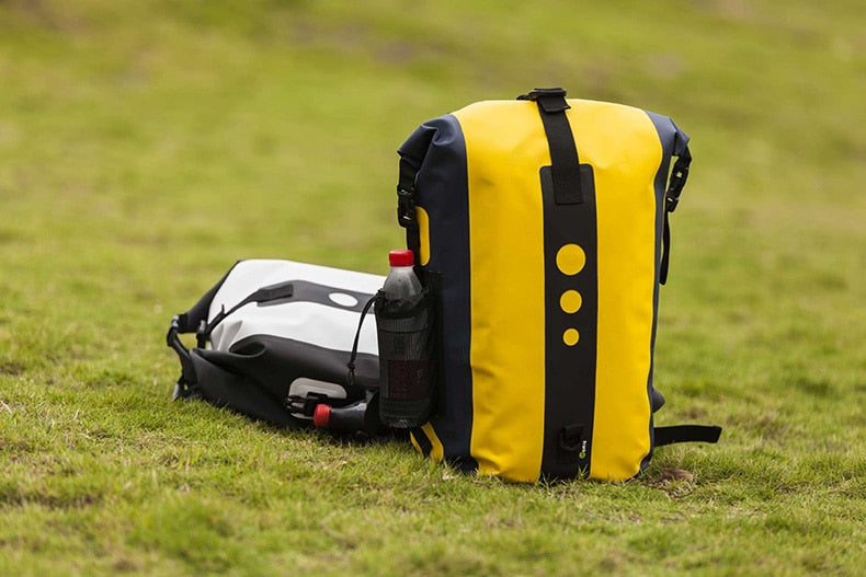 WaterGlide 20L: Portable Waterproof Climbing Backpack by DarkByteGear