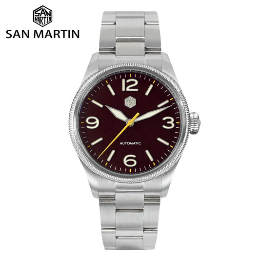 San Martin Retro Men Pilot Watch by DarkByteGear