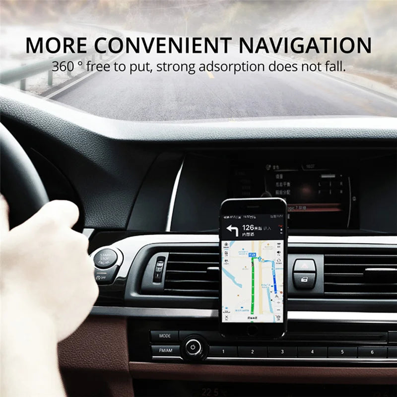 Magnetic Car Phone Holder Stand Air Vent Magnet Car Mount GPS Smartphone Mobile Support In Car Bracket for iPhone Samsung Xiaomi by DarkByteGear