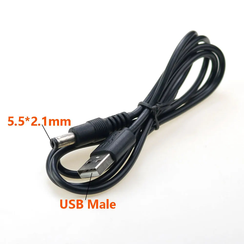 DC 5.5 * 2.1mm to 1.8/2.35 double hole multi-function charging adapter is used for Hair clipper, shaver and charging line adapte by DarkByteGear