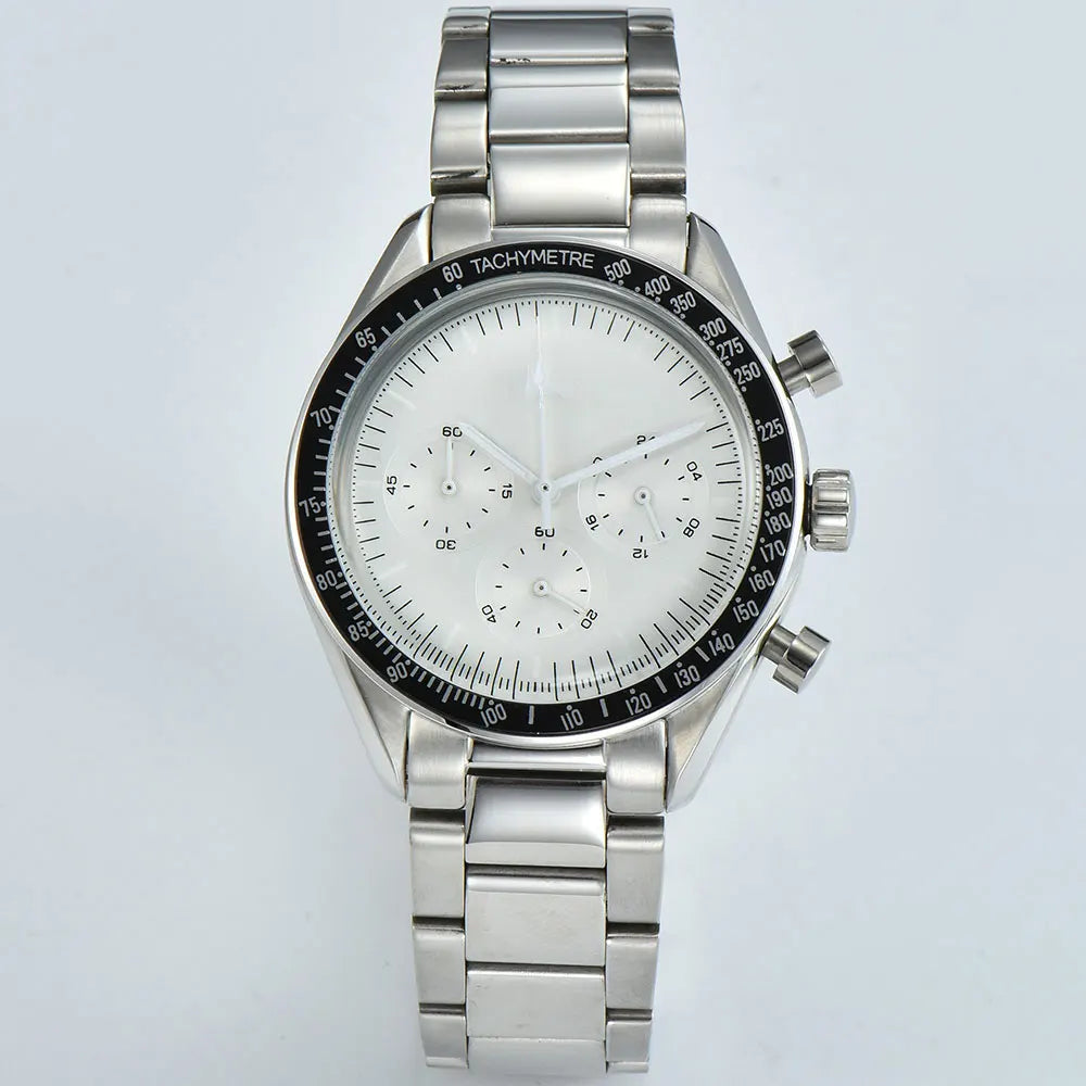 Corgeut 40MM Mens Chronograph Quartz Watch by DarkByteGear