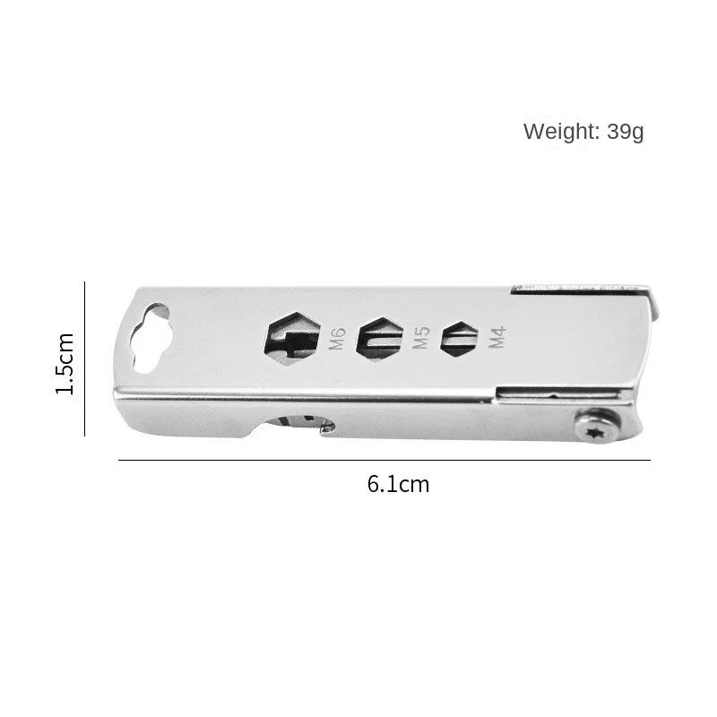 NexTool Mini Sailor 11-In-1 Multi-Function Tools 6.7cm Pocket Multitool Pliers Multi-tool Tools Retrieve Card Pin Opener Knife by DarkByteGear