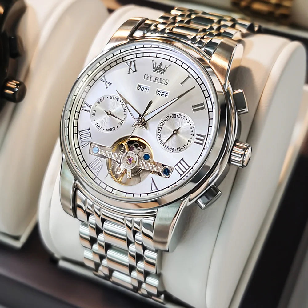 OLEVS Automatic Mechanical Men Watches by DarkByteGear
