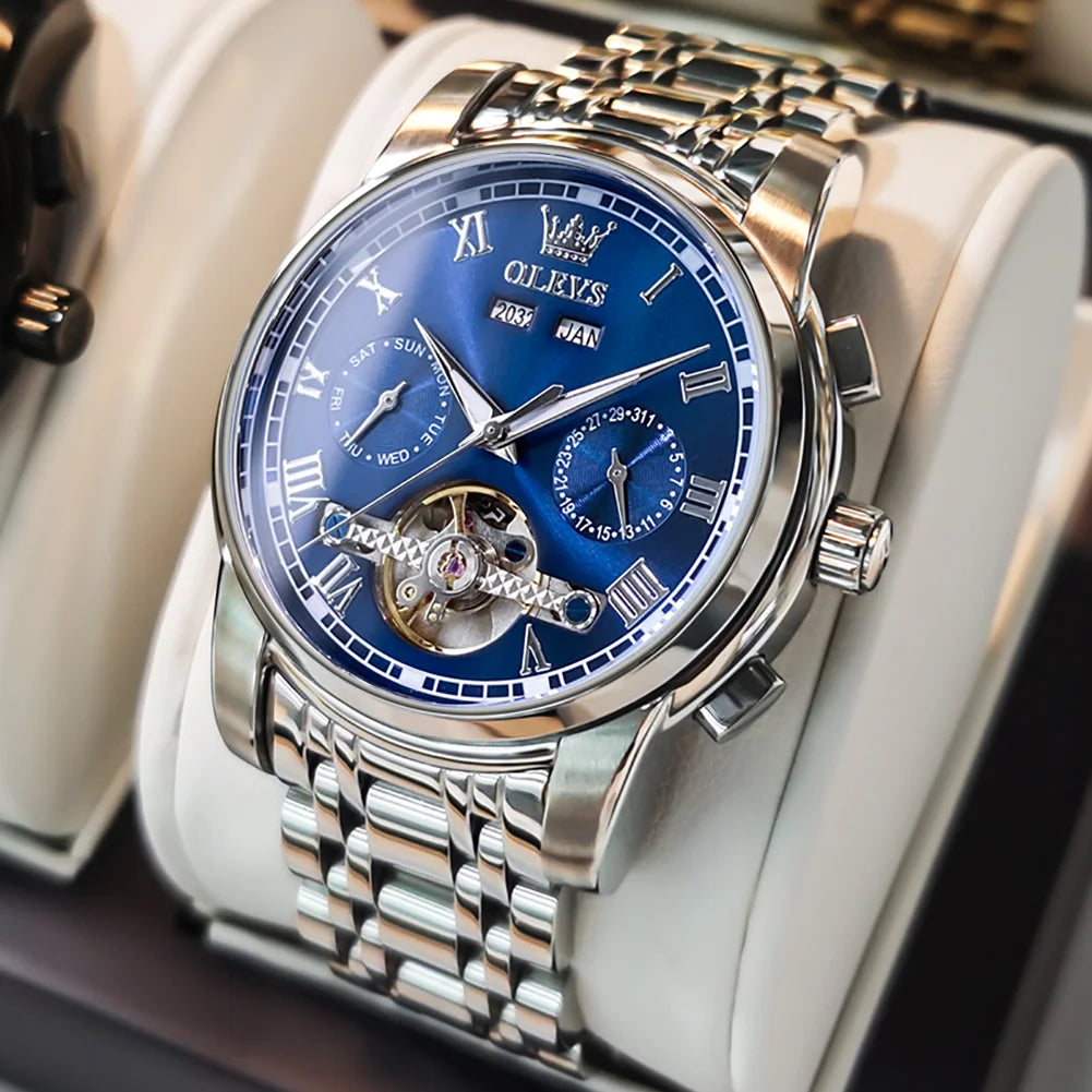 OLEVS Automatic Mechanical Men Watches by DarkByteGear