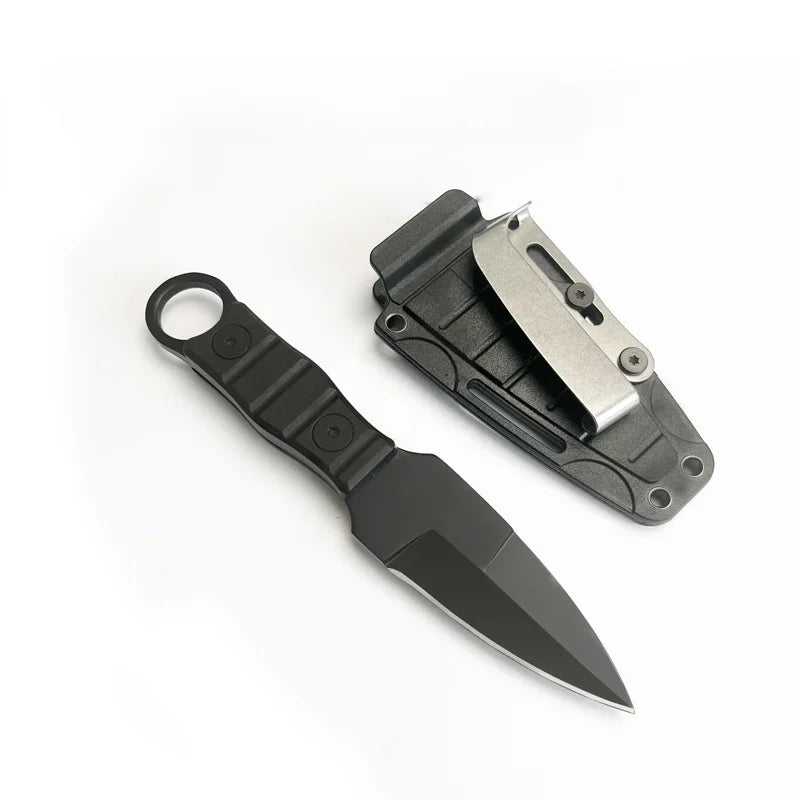 New Recommended Outdoor Tactical Knife High Hardness Multi-function Field Survival Knife Mini Portable Small Straight Knife by DarkByteGear
