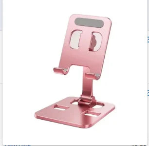 Universal Aluminum Alloy Foldable Desk Phone Holder Mount Stand For iPhone 15 14 Mobile Phone Holder Tablet Desktop Metal Holder by DarkByteGear