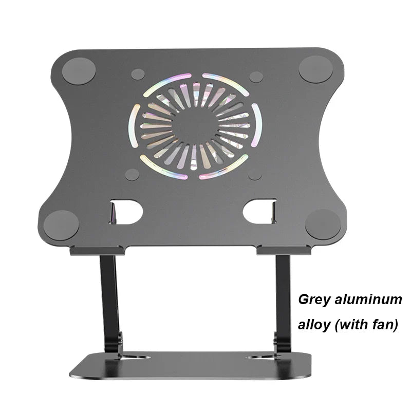 Laptop Stand Aluminium Alloy Foldable Tablet Stand Macbook Laptop Portable Fold Holder Bracket Support by DarkByteGear