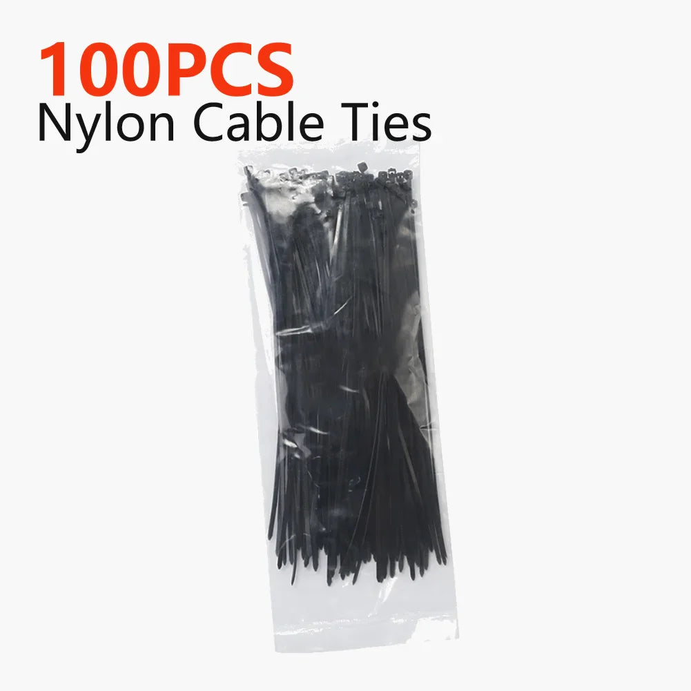 1-3PCS Fluorescent Cable Tie Organizer Reusable Zip Tie Holder Portable Electrical Wire Ties Clip Plastic Cable Tie Storage Tool by DarkByteGear