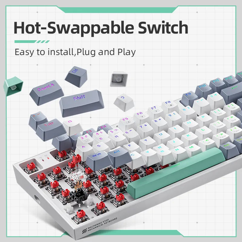 Machenike K500 Mechanical Keyboard by DarkByteGear