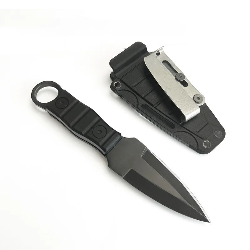 New Recommended Outdoor Tactical Knife High Hardness Multi-function Field Survival Knife Mini Portable Small Straight Knife by DarkByteGear
