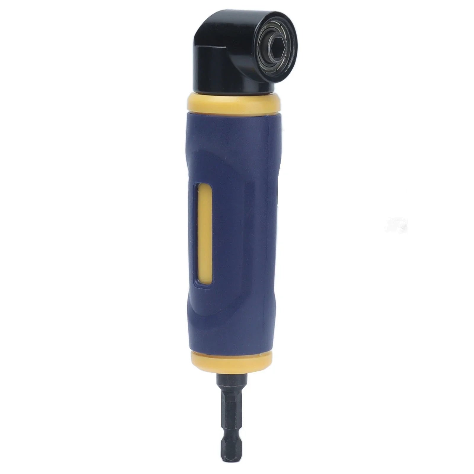 Right Angle Drill Adaptor 90 Degree Yellow Blue Drills Attachment Extension Driver Yellow Blue Extension Driver by DarkByteGear