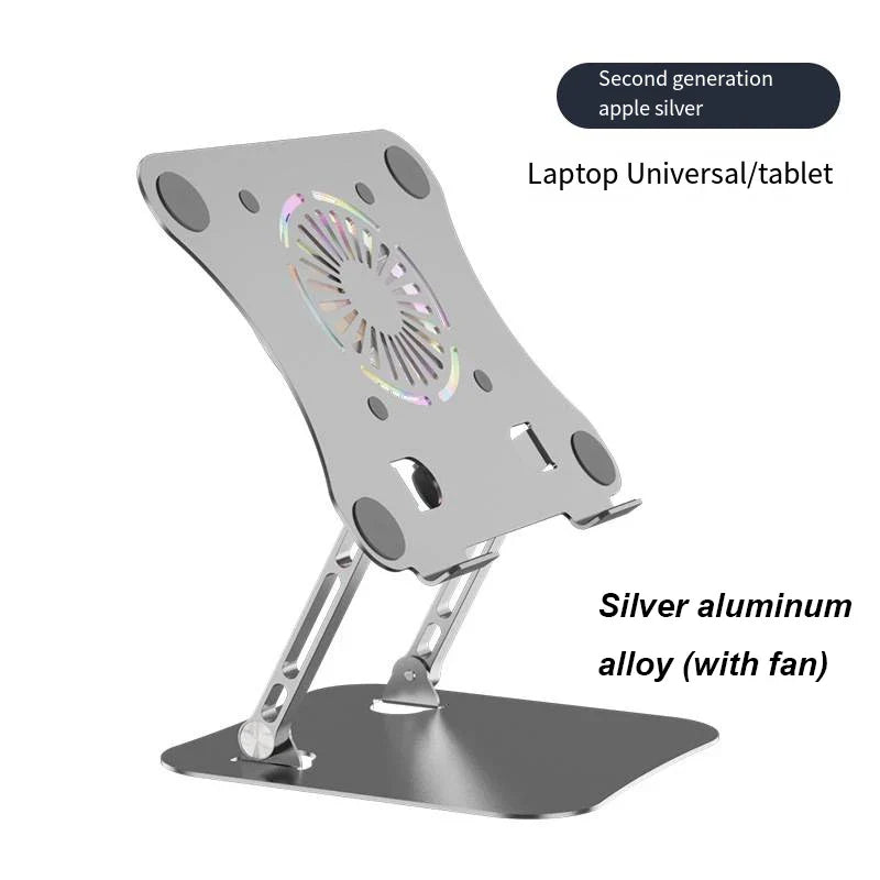 Laptop Stand Aluminium Alloy Foldable Tablet Stand Macbook Laptop Portable Fold Holder Bracket Support by DarkByteGear