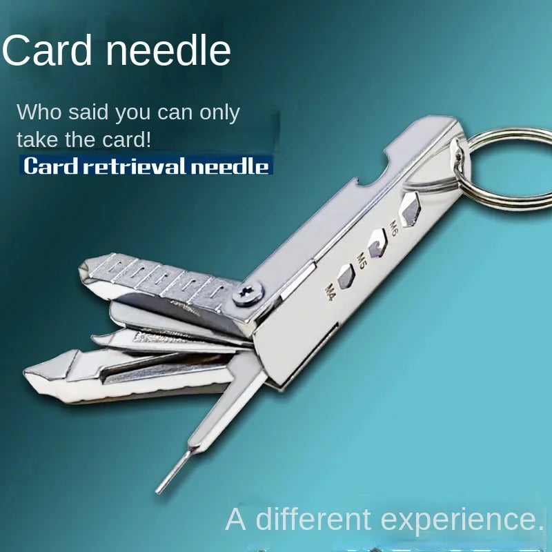 NexTool Mini Sailor 11-In-1 Multi-Function Tools 6.7cm Pocket Multitool Pliers Multi-tool Tools Retrieve Card Pin Opener Knife by DarkByteGear