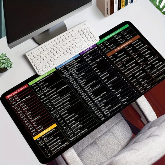 Computer Function Shortcut Key Mouse Pad by DarkByteGear