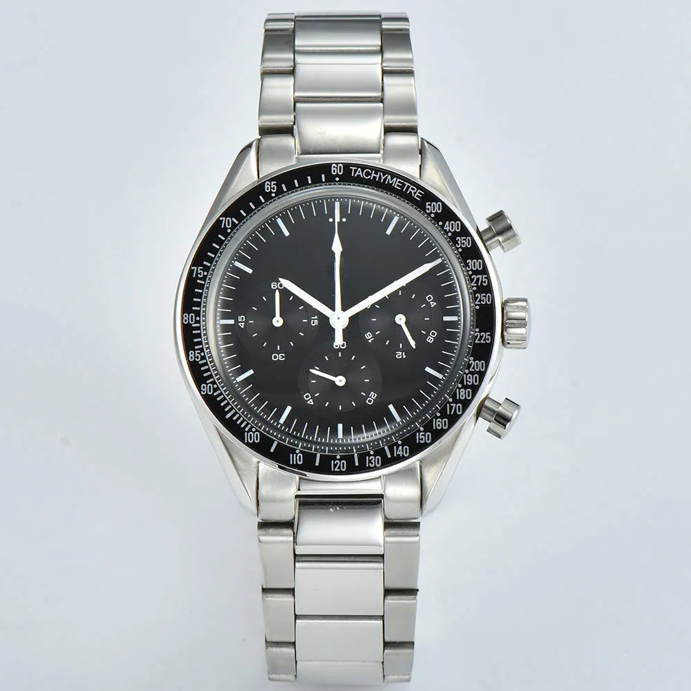 Corgeut 40MM Mens Chronograph Quartz Watch by DarkByteGear