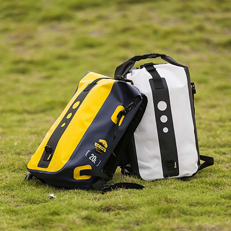 WaterGlide 20L: Portable Waterproof Climbing Backpack by DarkByteGear