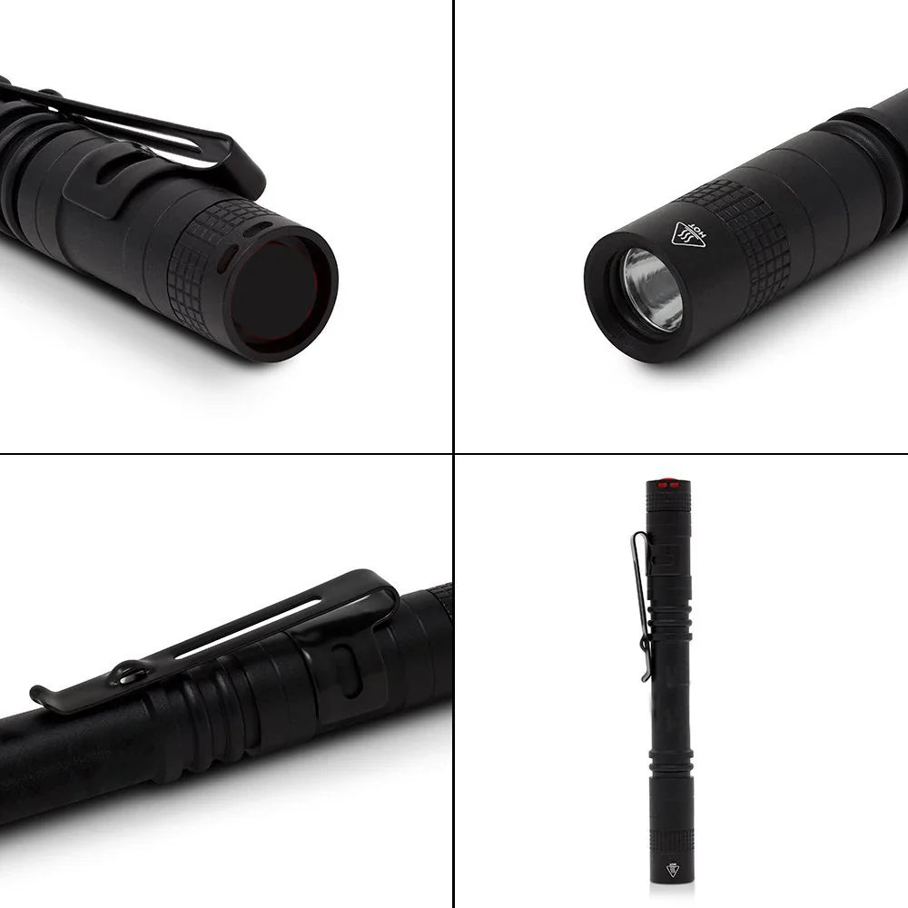 Pen Doctor LED Flashlight Mini 13cm Portable White Light Dentist Nurse Torch Camping Hiking Adventure Out Flashlights by DarkByteGear
