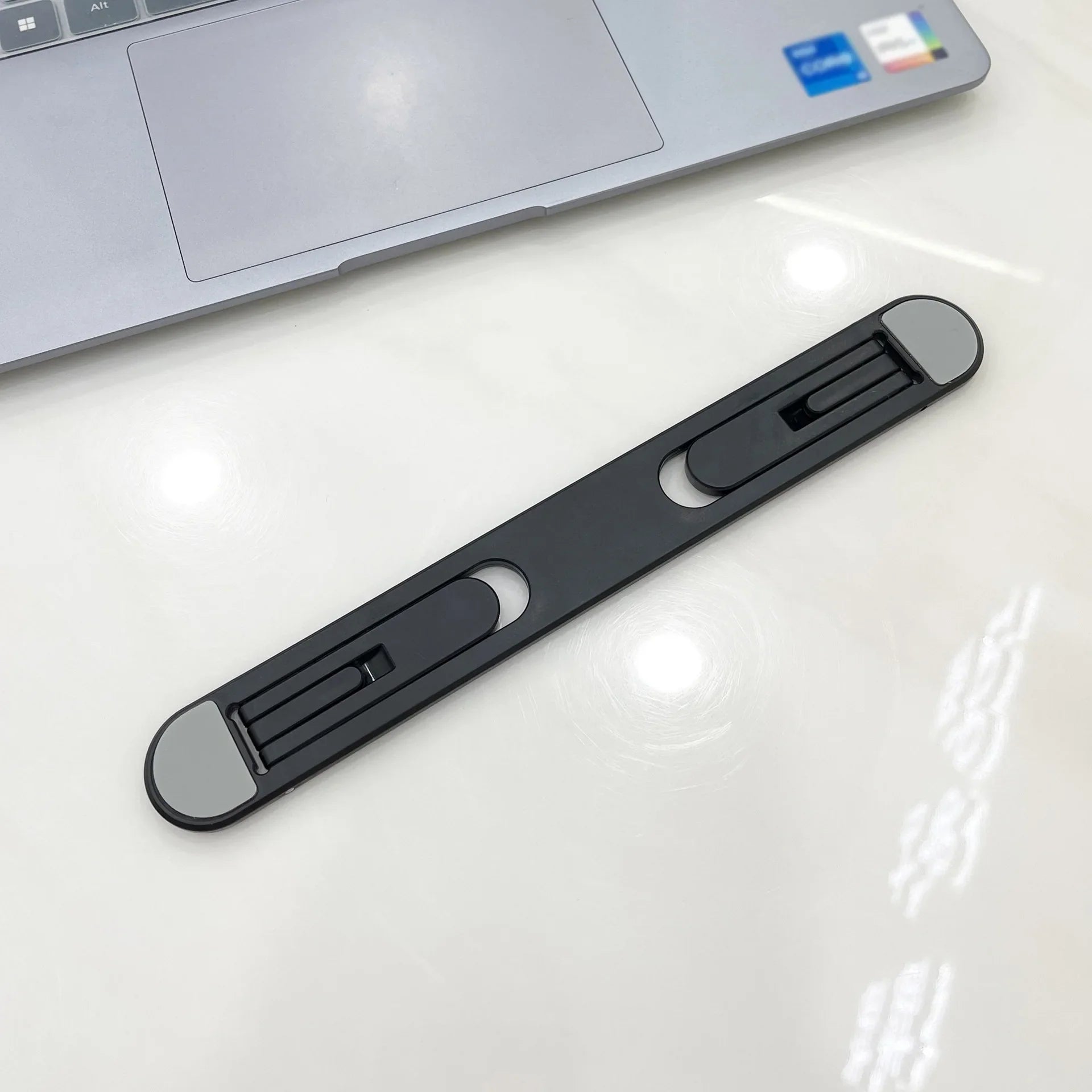 Universal Invisible Laptop Bracket Riser Stand For Macbook Pro 13 15 Air Lenovo Samsung Notebook Cooling Pad Foldable Stands by DarkByteGear